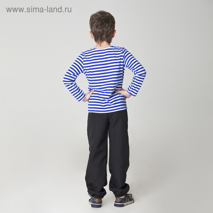 Тельняшка-фуфайка военного, детская, р. 34, рост 134 см Тельняшка-фуфайка военного, детская, р. 34, рост 134 см