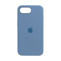 Чехол iPh 16e Silicon Case 100% ORG Winter Blue (MagSafe + анимация NFC) c LOGO