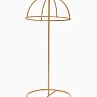 Подставка для шапок декоративная, 16&times;16&times;36 см, цвет золото