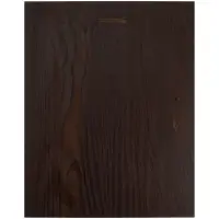 Плакетка Plaque XL, венге с золотистой пластиной