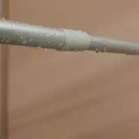 Карниз для шторы в ванную тм VETTA 2,6м, алюминий, серебристый