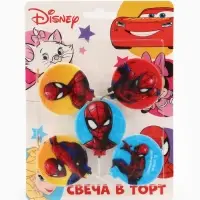 Свеча в торт, набор 5 штук