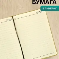 Ежедневник недатированный А5, 80 листов, линия, обложка ПВХ, с карманом, с хлястиком, МИКС