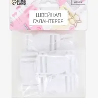 Фастекс 25 мм, нагрузка до 15 кг, 10 шт., белый