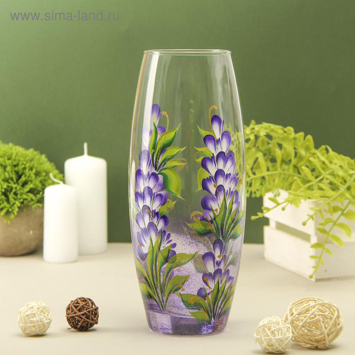 Ваза Ваза "Лаванда" овал 26 см, V=1,7л
