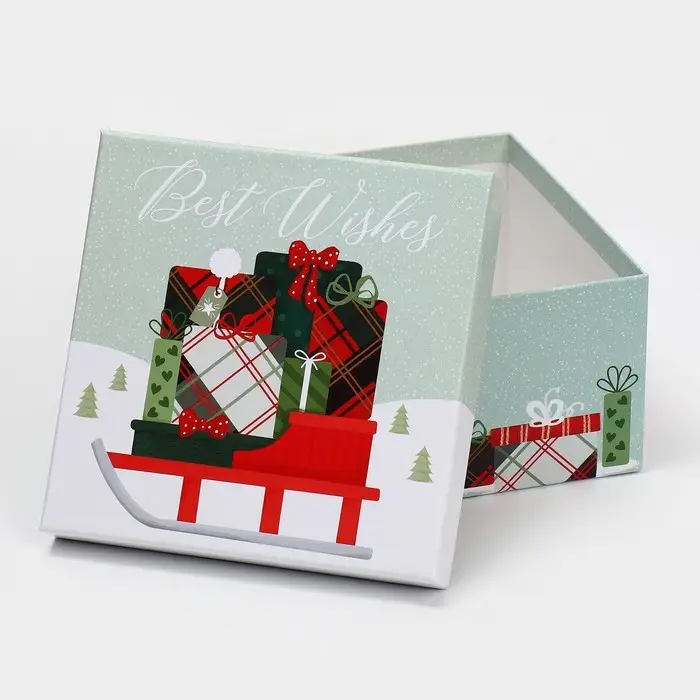 Набор подарочных коробок 6в1 «Тепла и уюта», 10 х 10 х 6 - 20 х 20 х 11 см, Новый год Набор подарочных коробок 6в1 «Тепла и уюта», 10 х 10 х 6 - 20 х 20 х 11 см, Новый год