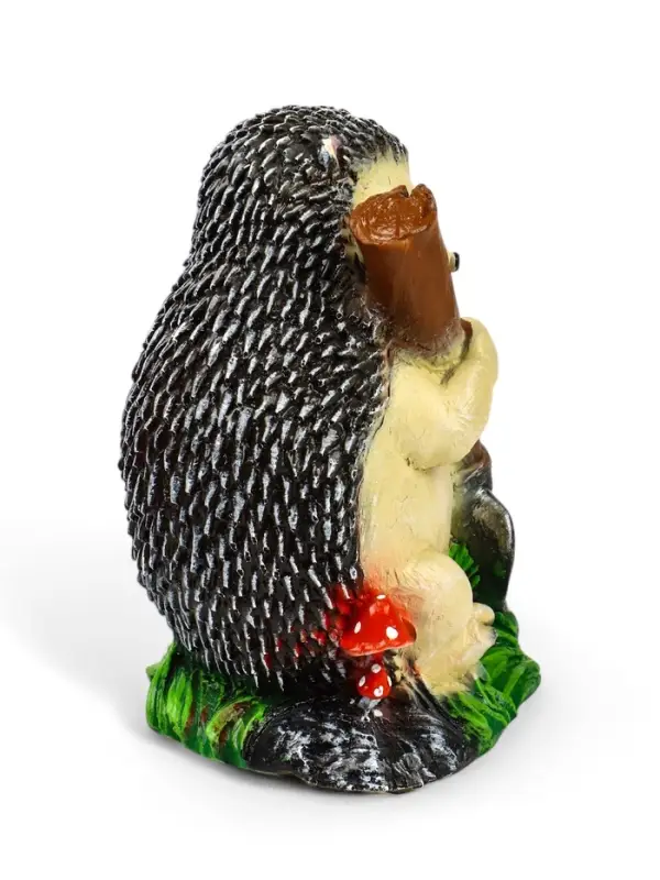 Садовая фигура из полистоуна &laquo;Ёж с лопатой&raquo;, 31&times;22&times;22 см