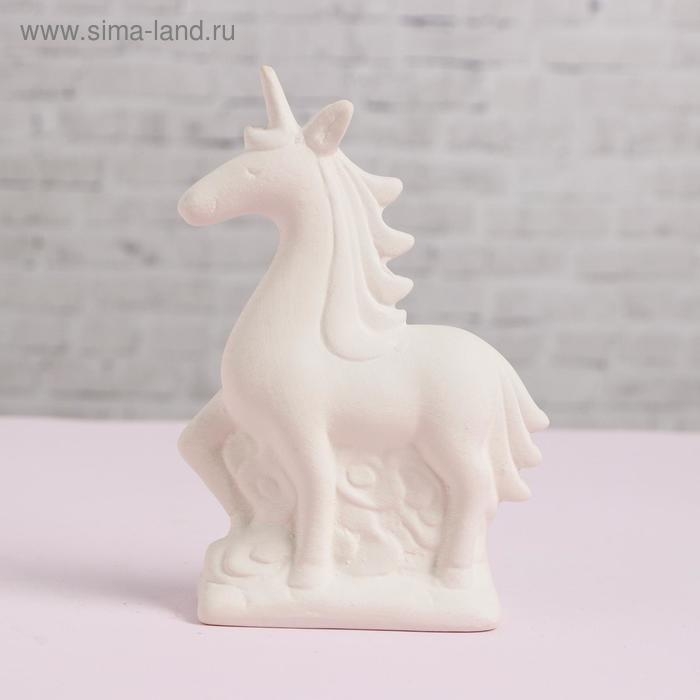 Роспись по гипсу «Единорог» краска 6 цв по 2,5 мл, кисть Роспись по гипсу «Единорог» краска 6 цв по 2,5 мл, кисть