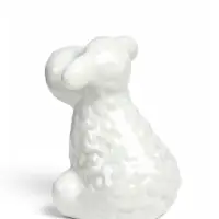 Фигурка декоративная &laquo;Белый барашек&raquo;, керамика, 7.4&times;6.6&times;8.6 см