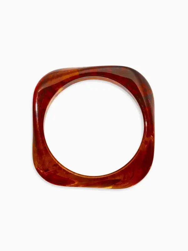 Браслет манжета &laquo;Тренд&raquo;, d=9 см, широкий, акрил, коричневый