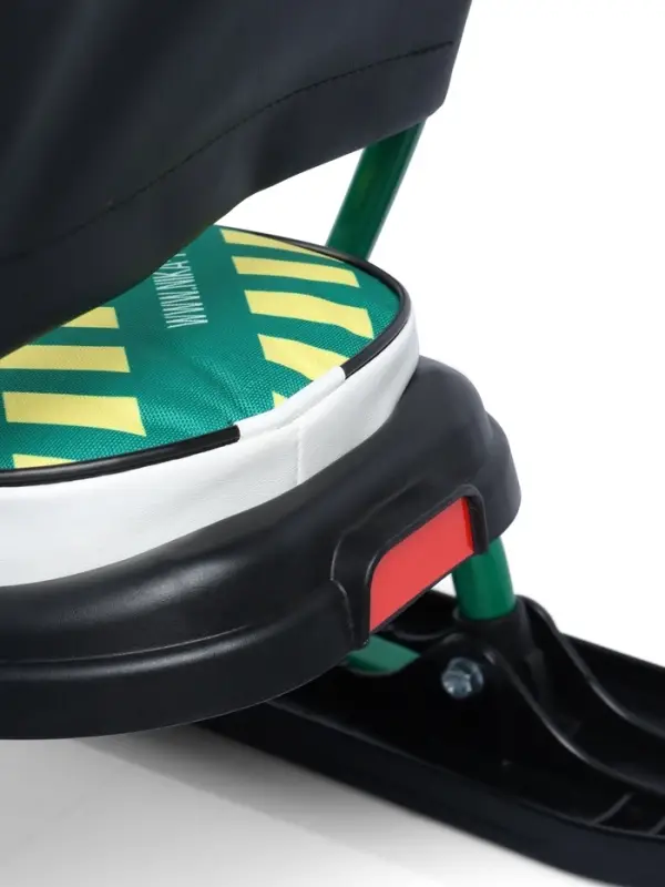 Снегокат Snowpatrol, со спинкой, зелёный, СНД2/SP3 Nika Kids