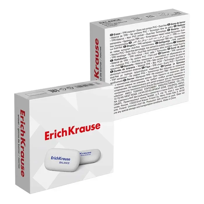 Ластик ErichKrause Balance Mini, 50&times;23&times;9 мм, мягкий, гипоаллергенный