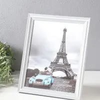 Фоторамка пластик 20х25 см "Остин" бело-серый 23,5х18,5х1,5 см