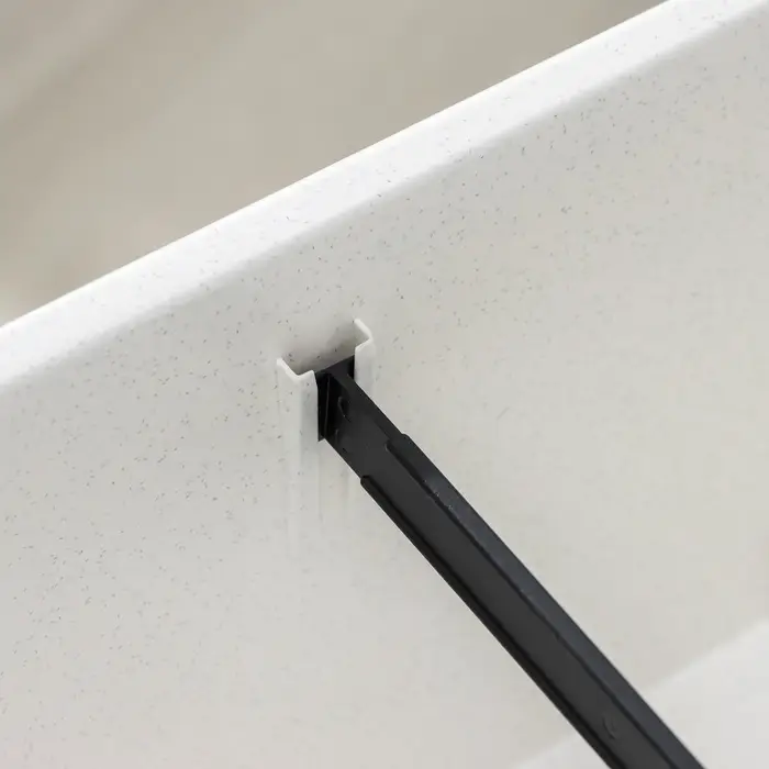 Ящик балконный для цветов, 18 л, 100&times;17&times;15 см, пластиковый, цвет мраморный