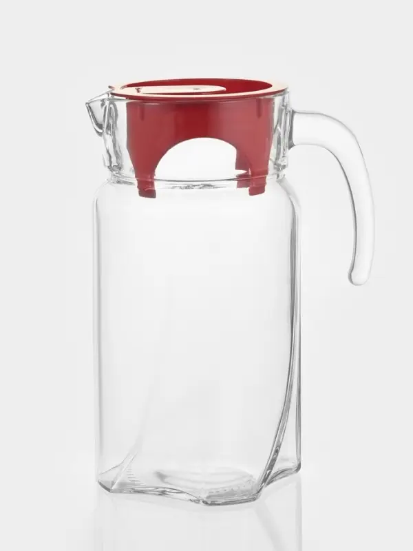 Кувшин Paşabah&ccedil;e Luna, 1.75 л, пластиковая крышка, стекло, прозрачный