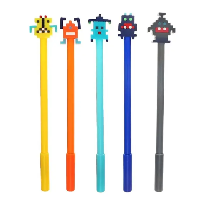 Ручка - прикол гелевая Calligrata «Пиксели», МИКС Ручка - прикол гелевая Calligrata «Пиксели», МИКС