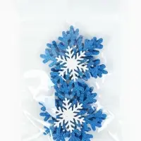 Заготовка для творчества из фоамирана &laquo;Снежинки голубые&raquo;, 5.5 см, 6 шт.
