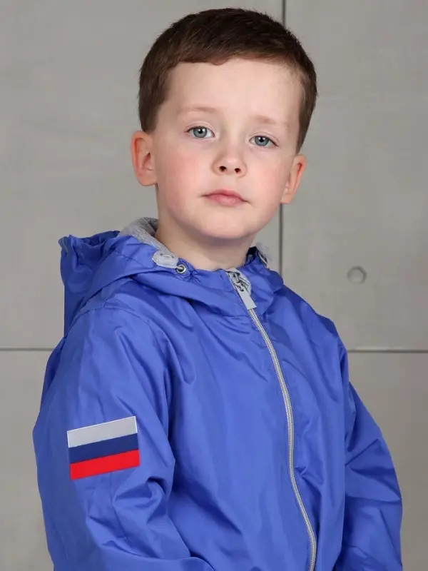 Светоотражающие наклейки &laquo;Флаг России&raquo;, 6.4&times;4.4 см, 4 шт. на листе, триколор