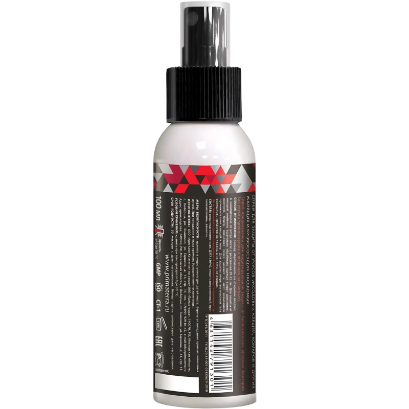 Спрей защитный PRIMATERRA Insect от укусов кровосо 100мл