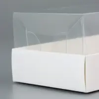 Коробка для муссовых пирожных, белый, 26&times;8.5&times;6 см