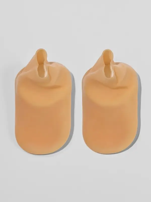 Носочки для педикюра, силиконовые, универсальный размер, 20.7&times;10 см