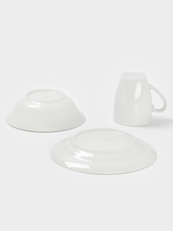 Набор посуды 3 предм. Зайка Голубой И.У. Набор посуды 3 предм. Зайка Голубой И.У.