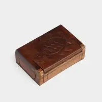 Шкатулка &laquo;Черепаха&raquo;, 11&times;8&times;4 см, дерево соно