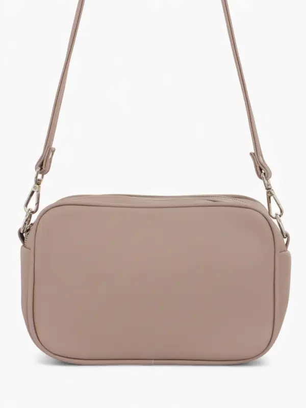 Сумка женская кросс-боди TEXTURA на молнии, 24&times;9&times;15 см, бежевая