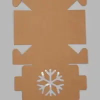 Коробка 10,2 х 10,2 х 5,9 см Бурая (фас 20шт)