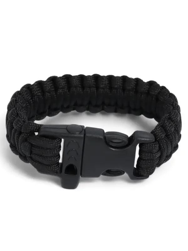 Браслет из паракорда, со свистком, МИКС