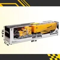 Грузовик радиоуправляемый &laquo;Фура&raquo;, работает от батареек, световые эффекты, цвет жёлтый