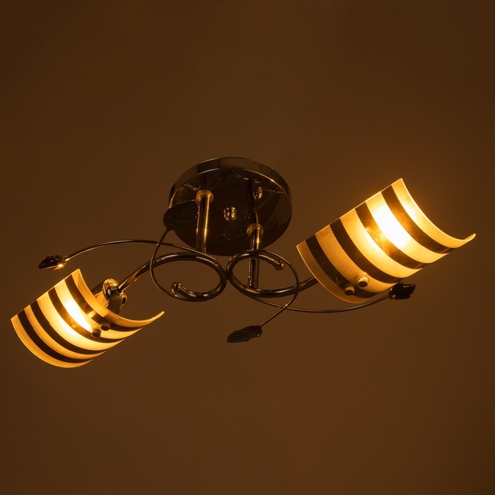 УЦЕНКА Люстра УЦЕНКА Люстра "Камми" 2х40Вт Е27 Хром МОДЕЛЬ:2638721