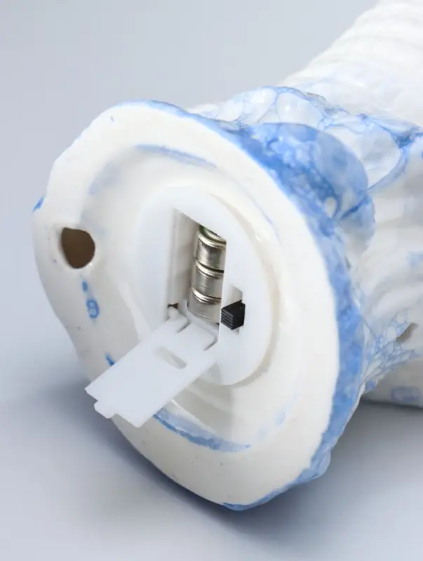 Сувенир керамика свет "Ракушка" бело-синий 7,5х8,5х13,5 см