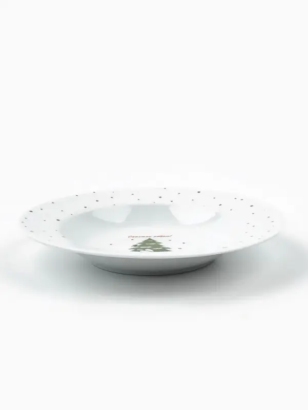 Тарелка новогодняя суповая &laquo;Новогодние истории&raquo;, d=21 см