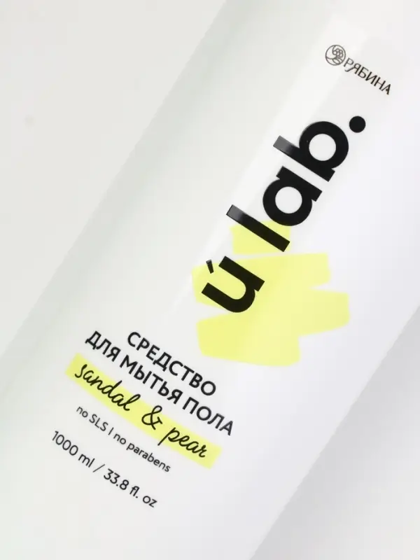 Средство для мытья пола, аромат сандал и груша, 1000 мл, ULAB Средство для мытья пола, аромат сандал и груша, 1000 мл, ULAB