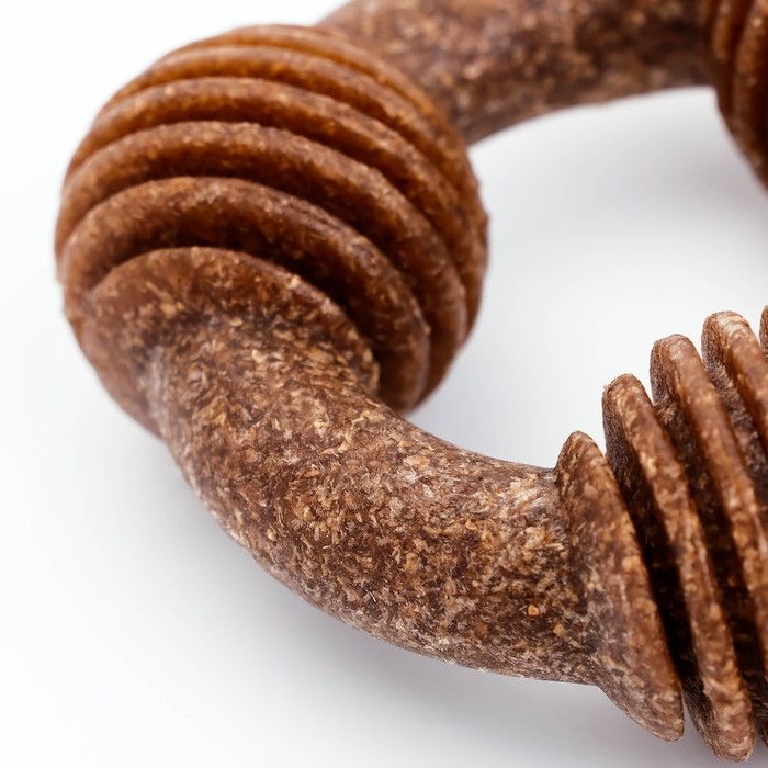 Игрушка для собак Игрушка для собак "Парад Планет", TPR+Бамбук, массажная,12 х 12