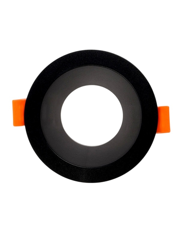 Светильник встраиваемый под лампу MR16, круг, пластик, черный Светильник встраиваемый под лампу MR16, круг, пластик, черный