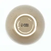 Тарелка суповая керамическая &laquo;Песчаный берег&raquo;, 10&times;5 см, ручная работа