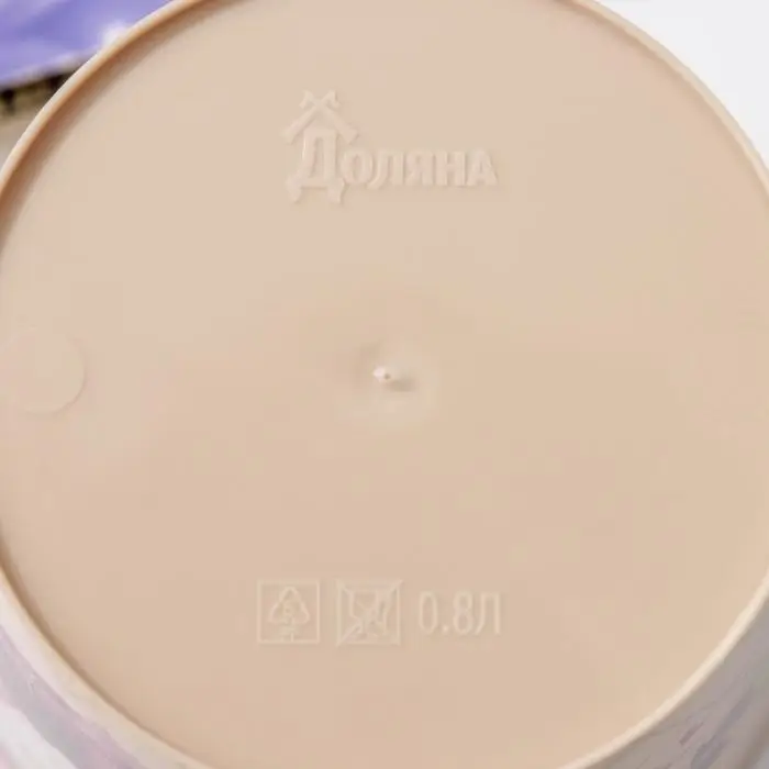 Горшок для цветов Доляна «Гранди», 800 мл, цвет бежевый Горшок для цветов Доляна «Гранди», 800 мл, цвет бежевый