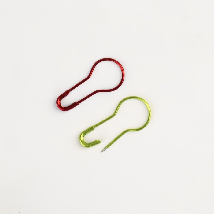 Булавки с круглым концом, 22 мм, 60 шт, цвет разноцветный Булавки с круглым концом, 22 мм, 60 шт, цвет разноцветный