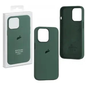 Чехол для iPhone 13 Pro Max Silicone Case 100% ORG Clover (MagSafe + анимация NFC) c LOGO