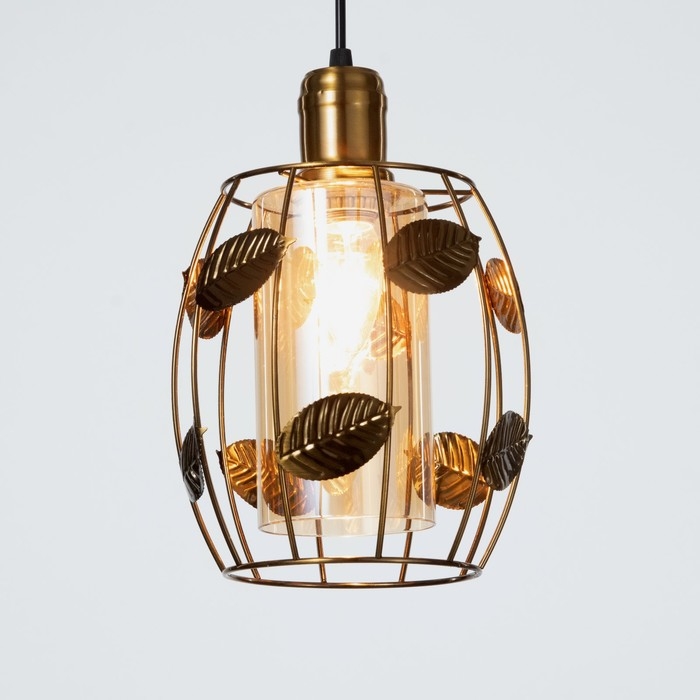 Светильник BayerLux Светильник BayerLux "Лаура" E27 40Вт золото 18х18х20-120 см