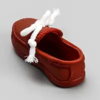 Игрушка с канатом &laquo;Мокасины&raquo;, 13 см, тёмно-коричневая