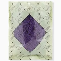 Сумка - авоська плетёная, ручка 17 см, клетка 1.5 см, фиолетовая