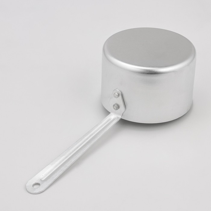 Ковш алюминиевый, 500 мл, металлическая ручка, металлическая крышка Ковш алюминиевый, 500 мл, металлическая ручка, металлическая крышка