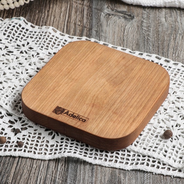 Подставка для яиц и кекса Adelica, 4 отделения, d=13 см, 13×13×1,8 см, массив берёзы Подставка для яиц и кекса Adelica, 4 отделения, d=13 см, 13×13×1,8 см, массив берёзы