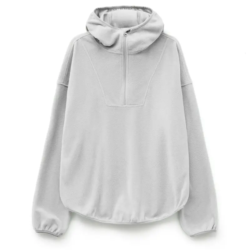 Анорак флисовый унисекс Fliska, светло-серый, размер M/L Анорак флисовый унисекс Fliska, светло-серый, размер M/L