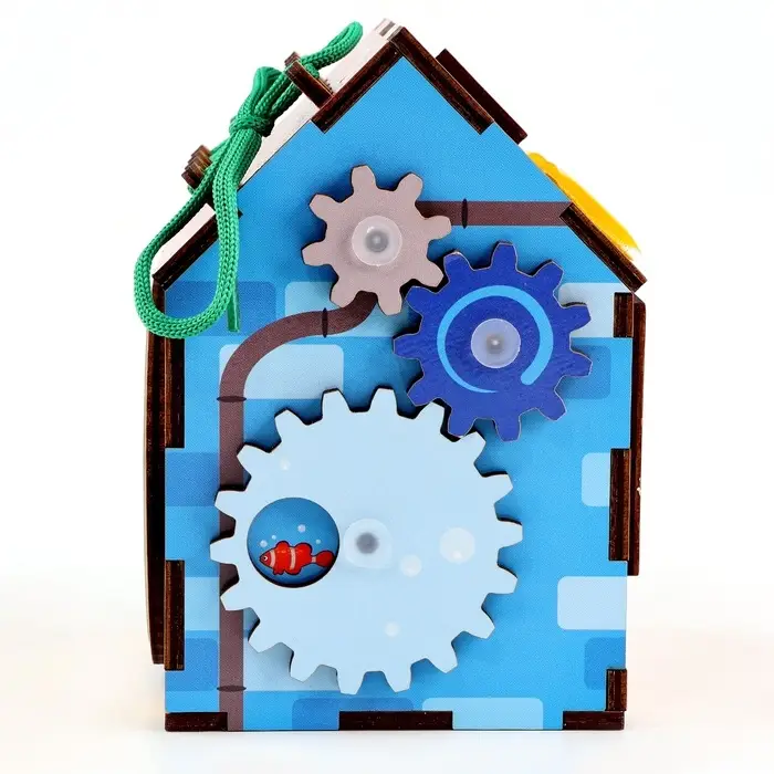 Бизиборд деревянный для детей, МИКС