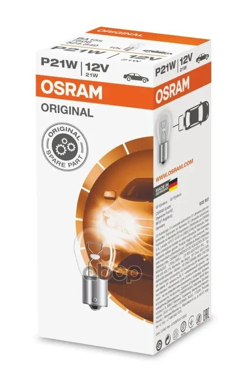 12v (21w) лампа min10 Osram арт. 7506