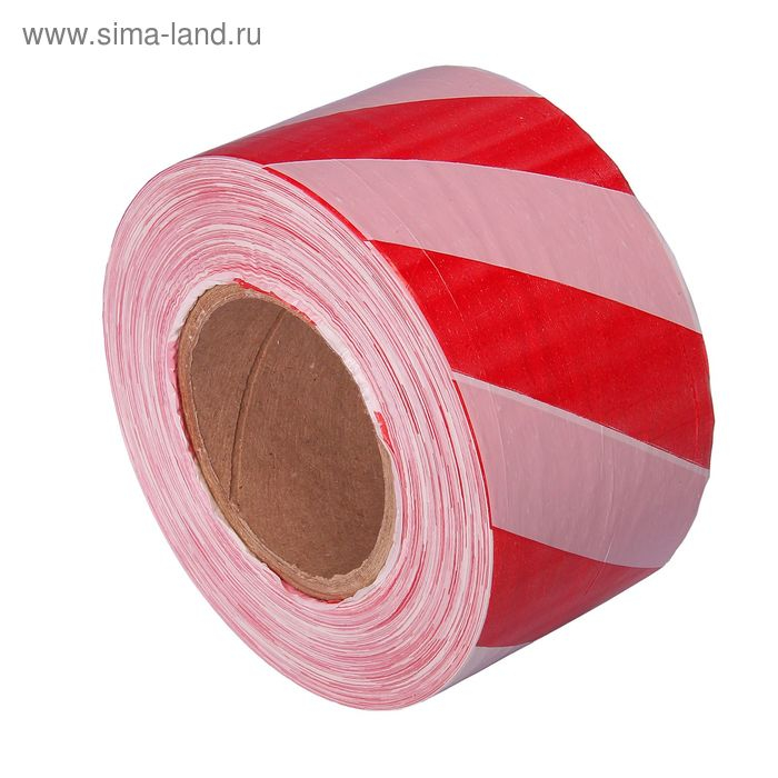 Лента оградительная  Лента оградительная "Проход Запрещен" 250 м, красно-белая, ширина 7,5 см, толщина 50 мкм